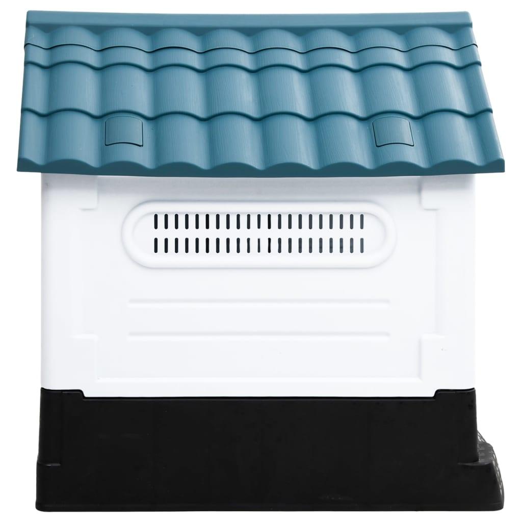 Dog House Blue 22.4"x26.8"x26" Polypropylene at Set Shop and Smile