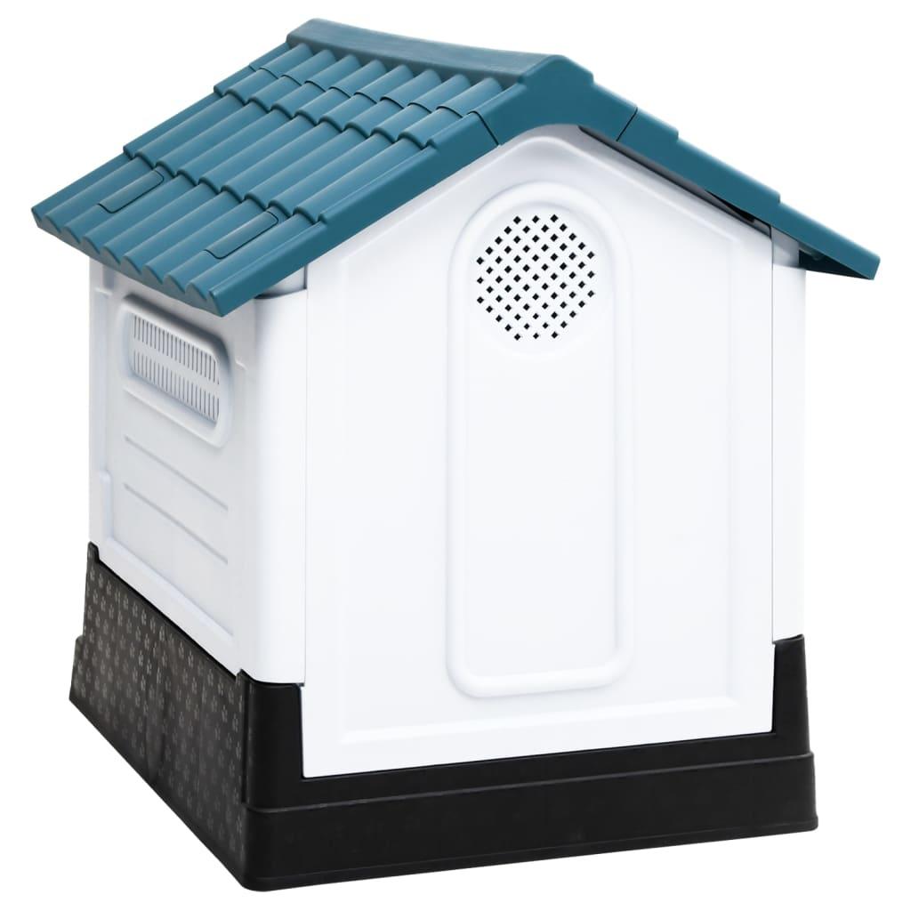Dog House Blue 22.4"x26.8"x26" Polypropylene at Set Shop and Smile