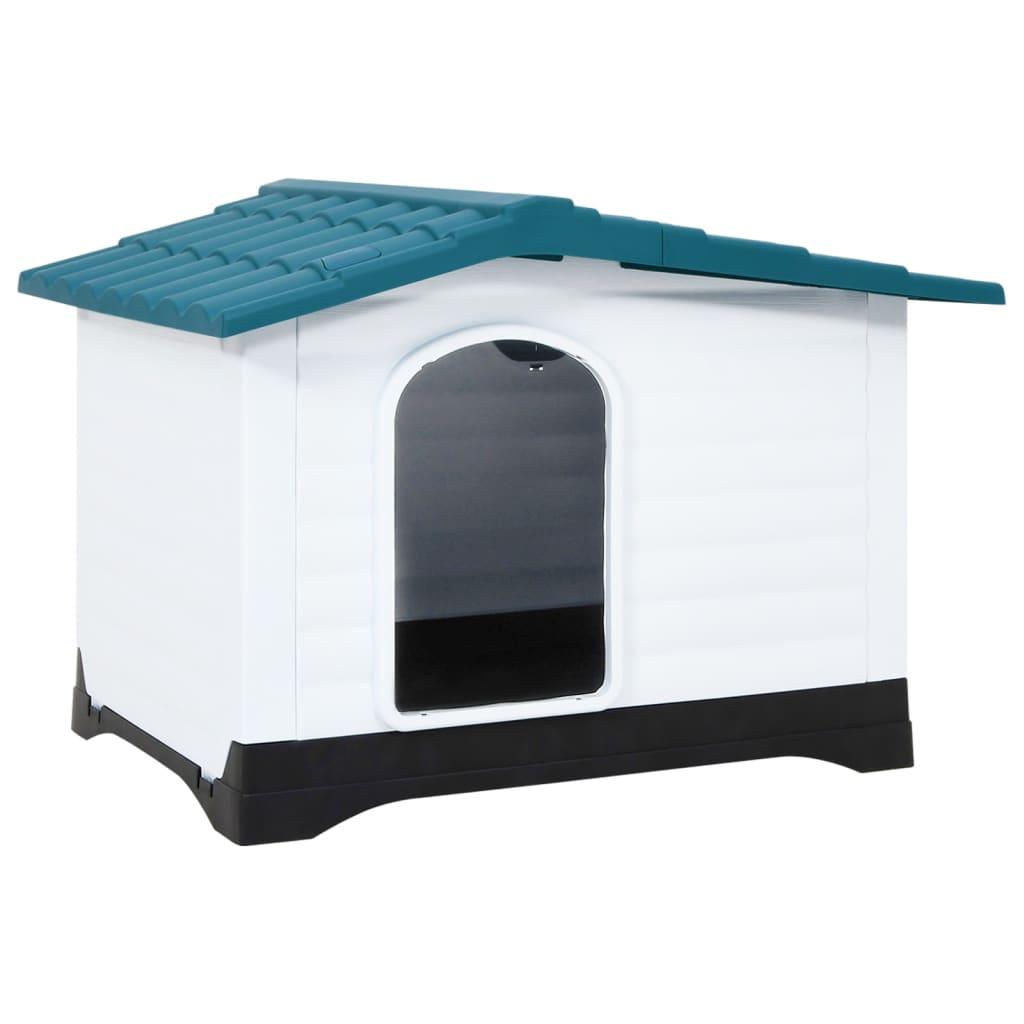Dog House Blue 35.6"x26.8"x26" Polypropylene at Set Shop and Smile