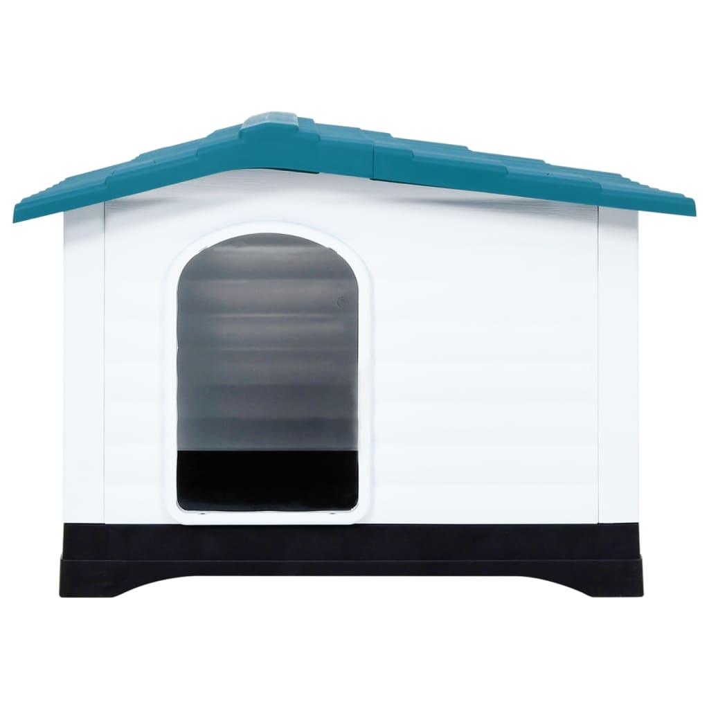 Dog House Blue 35.6"x26.8"x26" Polypropylene at Set Shop and Smile
