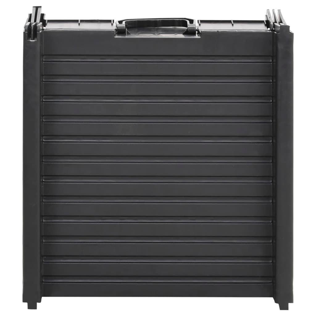 Folding Dog Ramp Black 60.2"x15.7"x4.9" Plastic at Set Shop and Smile