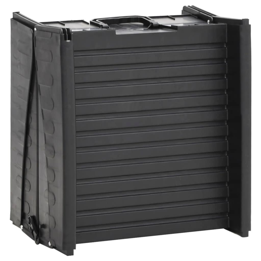 Folding Dog Ramp Black 60.2"x15.7"x4.9" Plastic at Set Shop and Smile