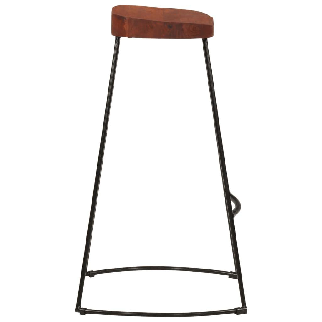 Gavin Bar Stools 2 pcs 19.7"x15.7"x30.7" Solid Wood Mango at Set Shop and Smile