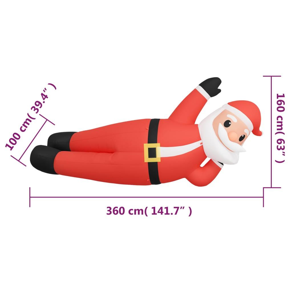 Christmas Inflatable Lying Santa LED 63" at Set Shop and Smile
