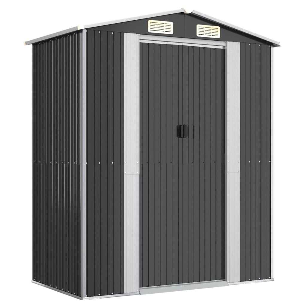 Garden Shed Anthracite 75.6"x42.5"x87.8" Galvanized Steel at Set Shop and Smile