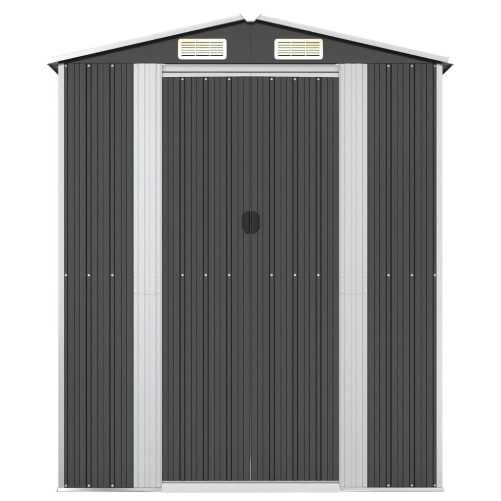 Garden Shed Anthracite 75.6"x42.5"x87.8" Galvanized Steel at Set Shop and Smile