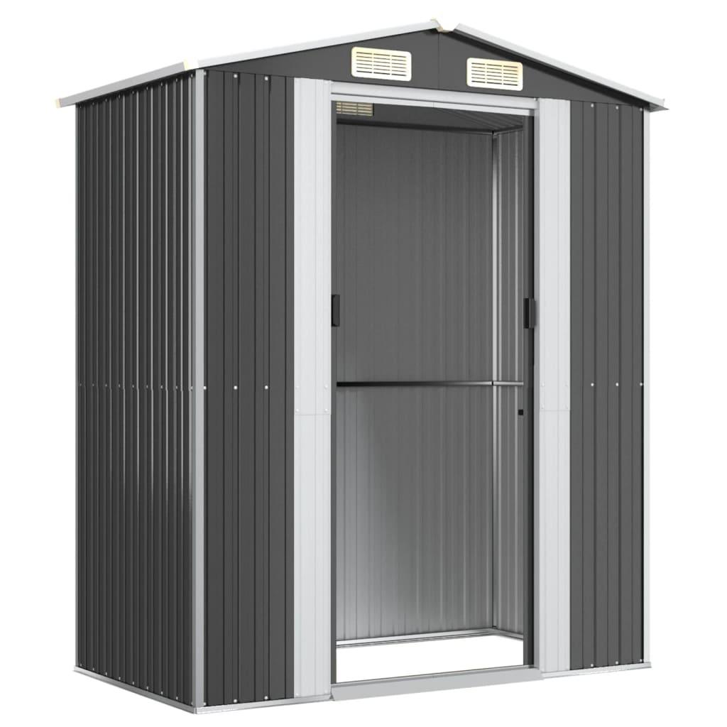 Garden Shed Anthracite 75.6"x42.5"x87.8" Galvanized Steel at Set Shop and Smile