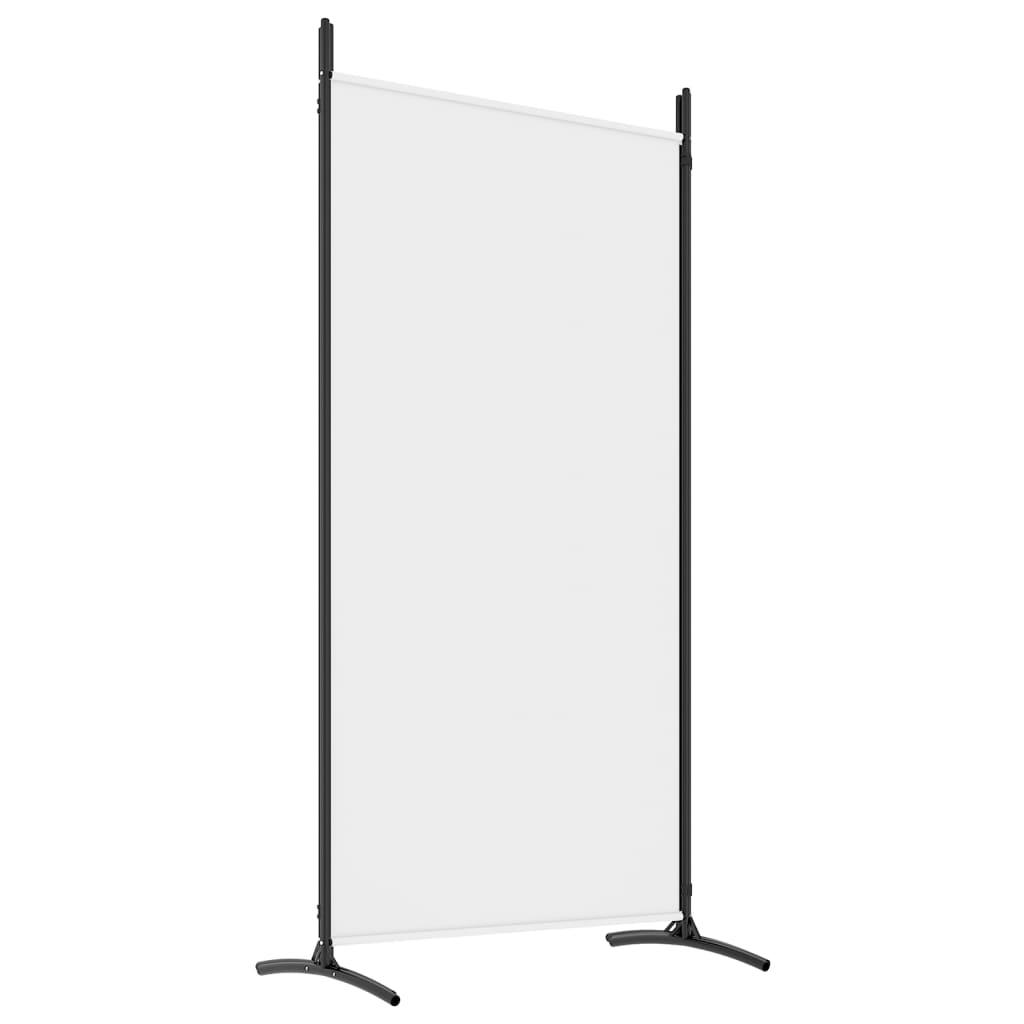 4-Panel Room Divider White 136.2"x70.9" Fabric at Set Shop and Smile