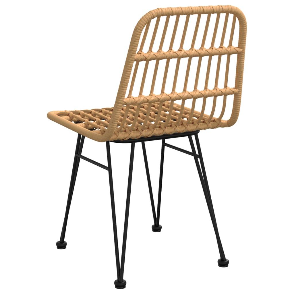 Patio Chairs 2 pcs 18.9"x24.4"x33.1" PE Rattan at Set Shop and Smile