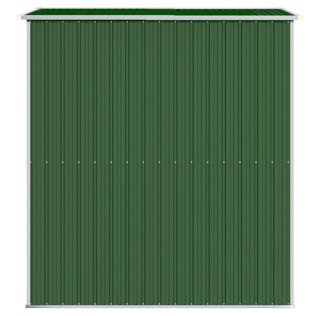 Garden Shed Green 75.6"x75.2"x87.8" Galvanized Steel at Set Shop and Smile