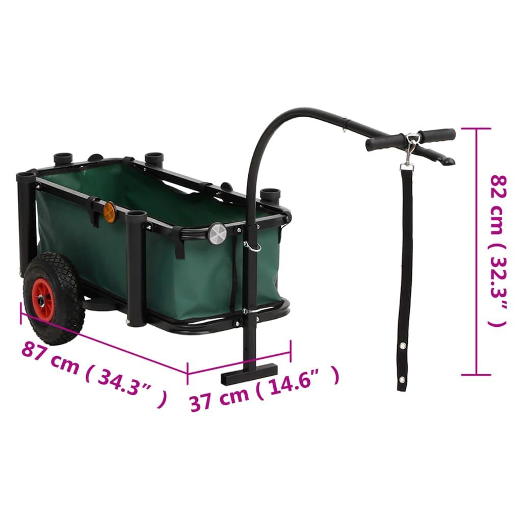 Fishing Trolley with Bag Black Steel at Set Shop and Smile