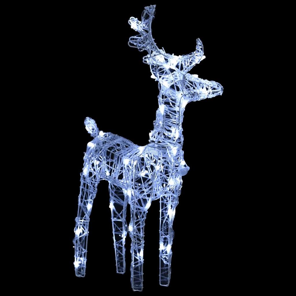 Christmas Reindeers 6 pcs Cold White 240 LEDs Acrylic at Set Shop and Smile