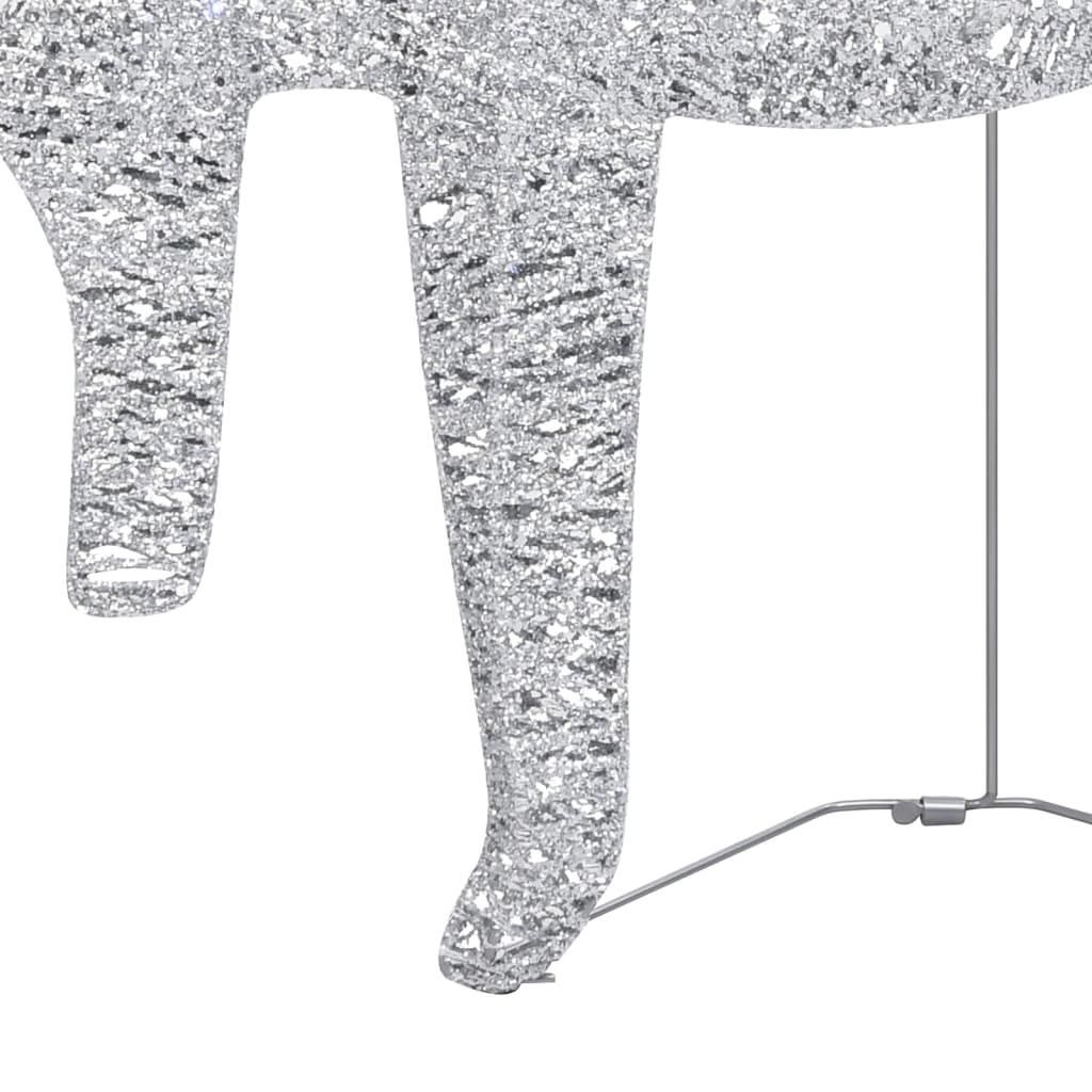 Christmas Reindeers 4 pcs Silver 80 LEDs at Set Shop and Smile