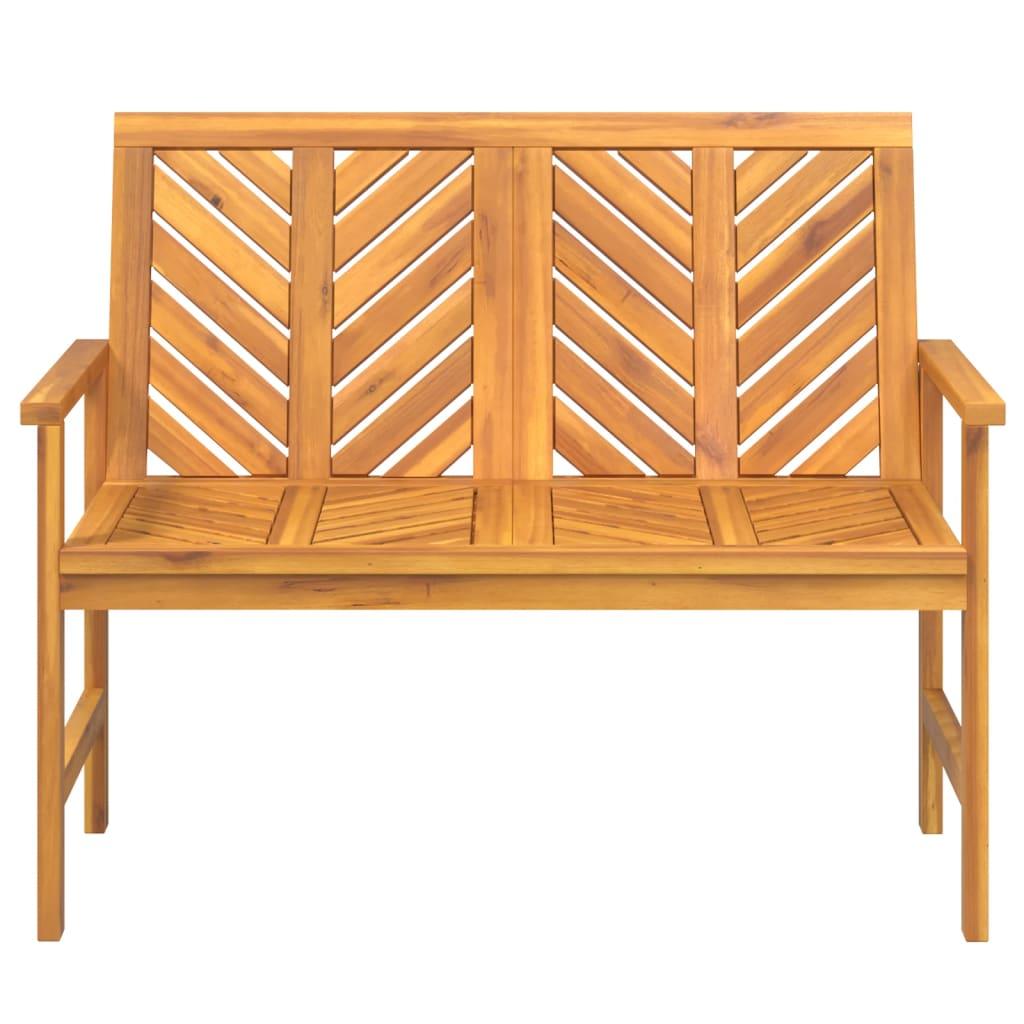 Patio Bench 42.9" Solid Wood Acacia at Set Shop and Smile