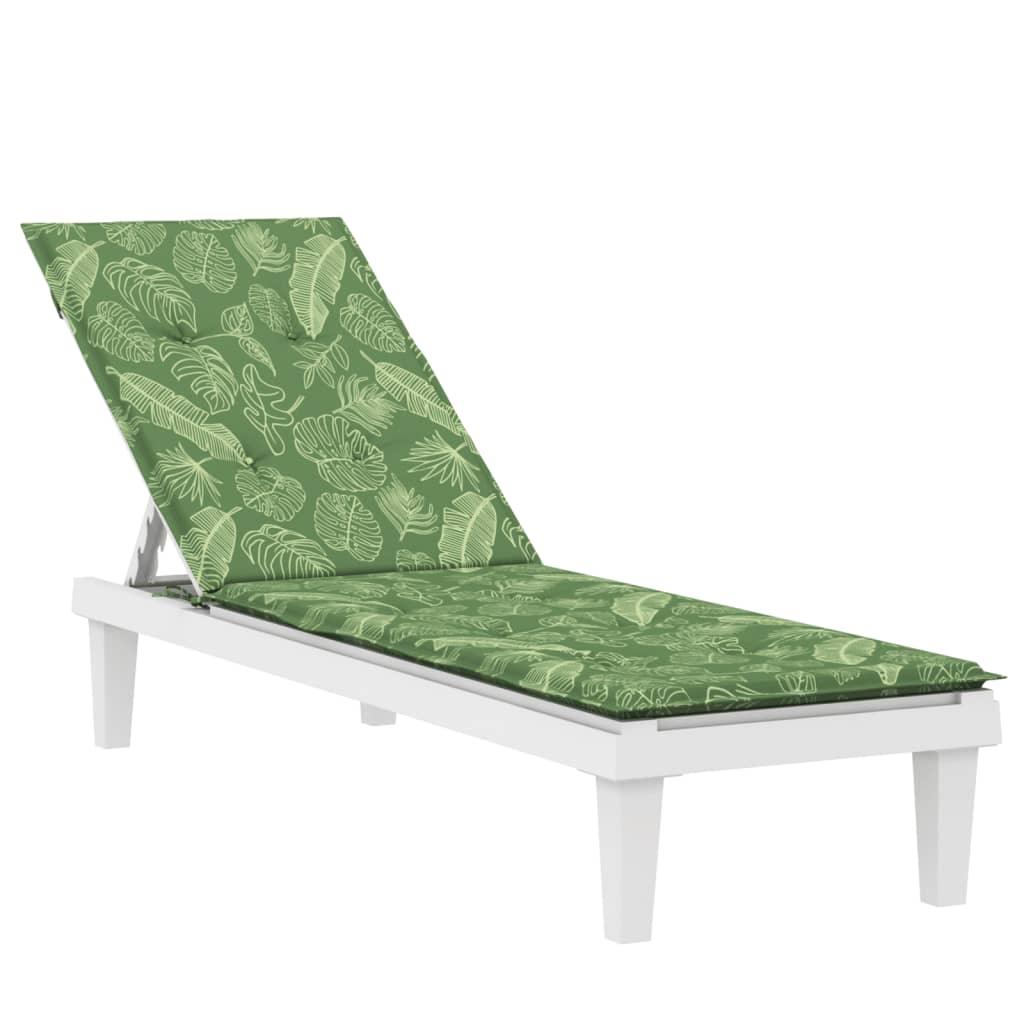 Deck Chair Cushion Leaf Pattern Oxford Fabric at Set Shop and Smile
