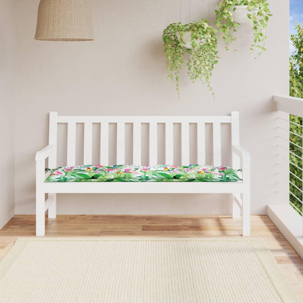 Garden Bench Cushion Multicolor 59.1"x19.7"x2.8" Oxford Fabric at Set Shop and Smile