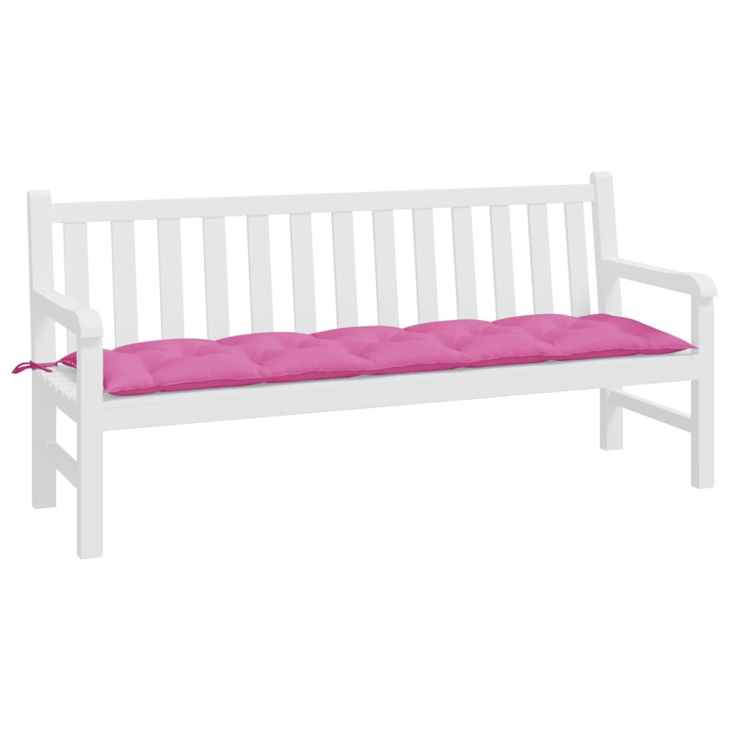 Garden Bench Cushion Pink 70.9"x19.7"x2.8" Oxford Fabric at Set Shop and Smile
