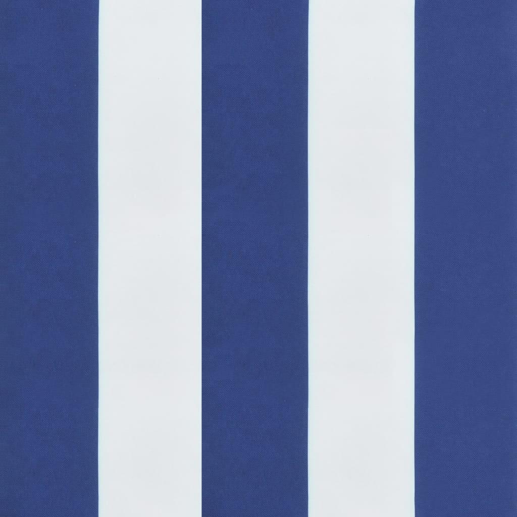 Garden Bench Cushions 2pcs Blue&White Stripe 78.7"x19.7"x2.8" Fabric at Set Shop and Smile