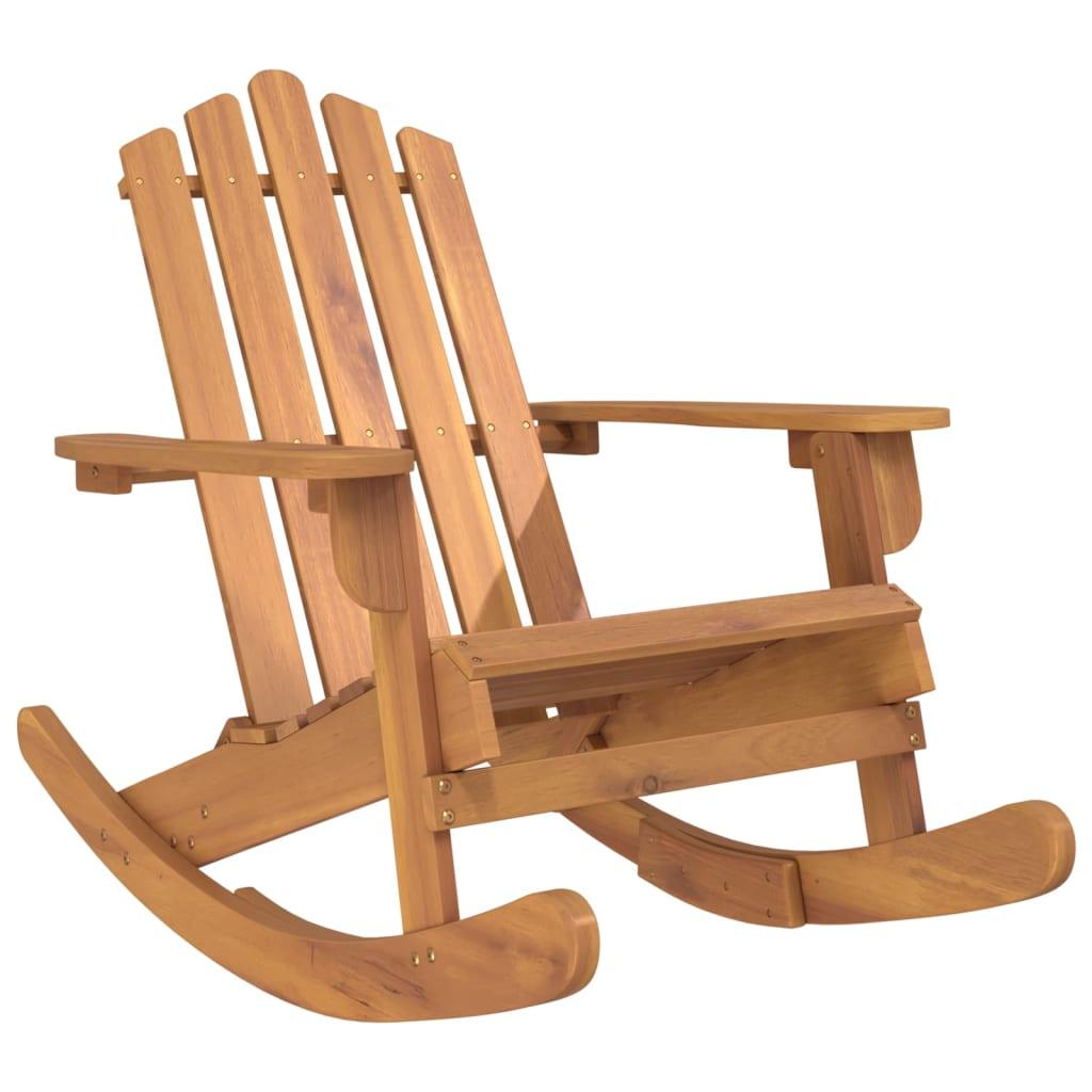 Adirondack Rocking Chair Solid Wood Acacia at Set Shop and Smile