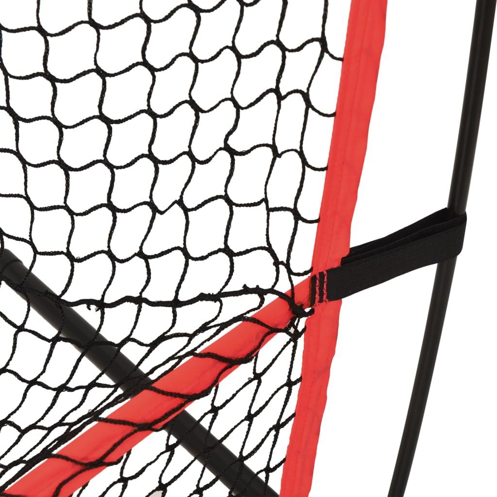 Portable Baseball Net Black and Red 84.6"x42.1"x85" Polyester at Set Shop and Smile