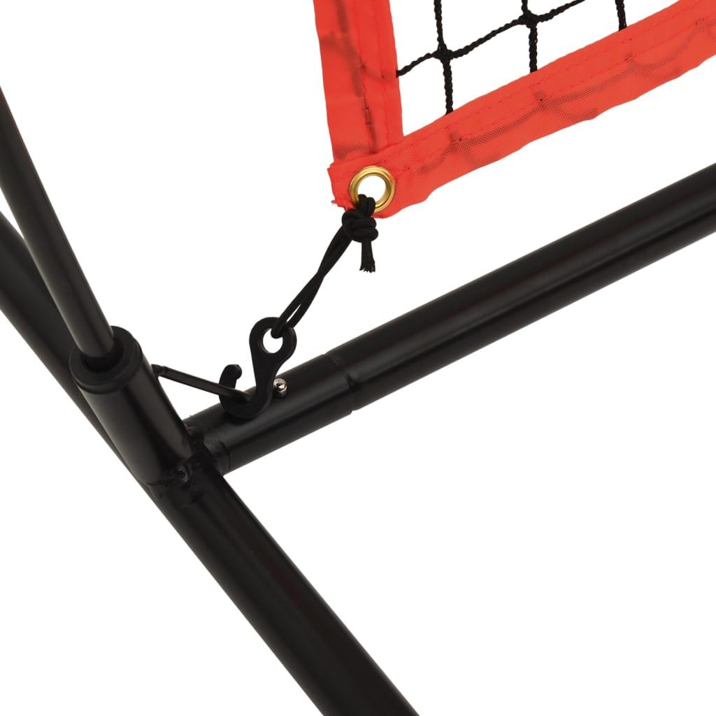 Portable Baseball Net Black and Red 84.6"x42.1"x85" Polyester at Set Shop and Smile