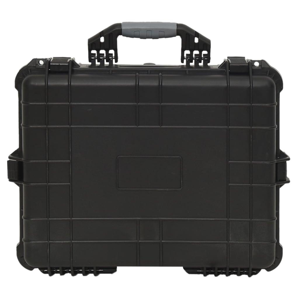 Portable Flight Case Black 21.7"x16.9"x8.3" PP at Set Shop and Smile