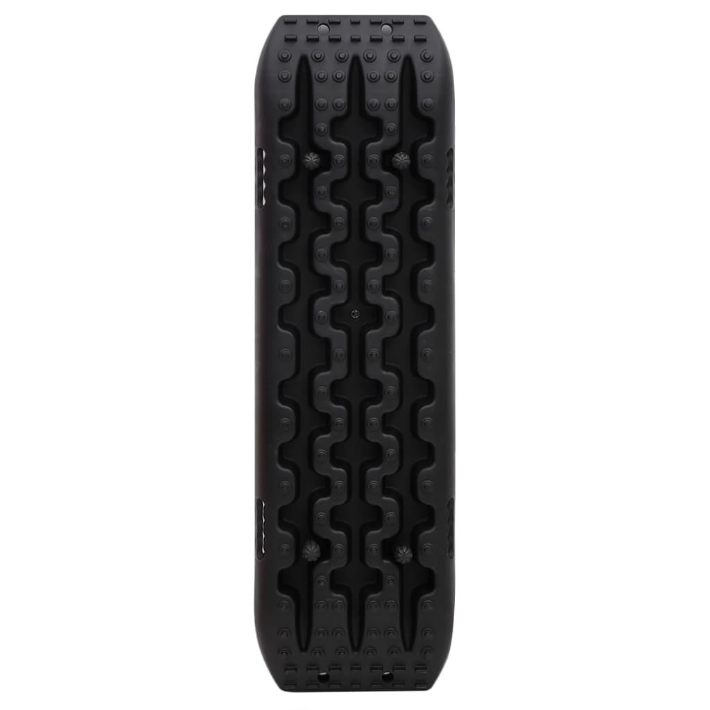 Traction Boards 2 pcs Black 41.7"x12"x2.8" Nylon at Set Shop and Smile