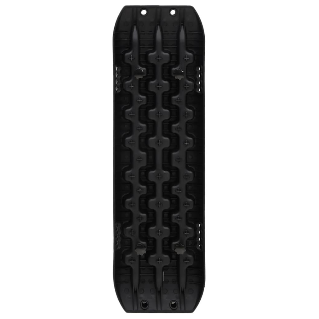 Traction Boards 2 pcs Black 41.7"x12"x2.8" Nylon at Set Shop and Smile
