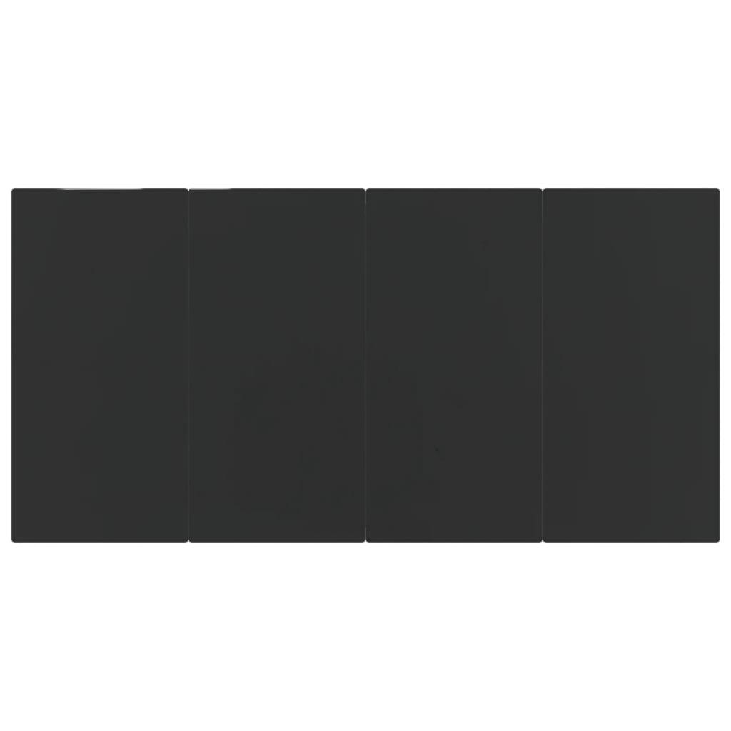 7 Piece Patio Dining Set Dark Gray Poly Rattan at Set Shop and Smile