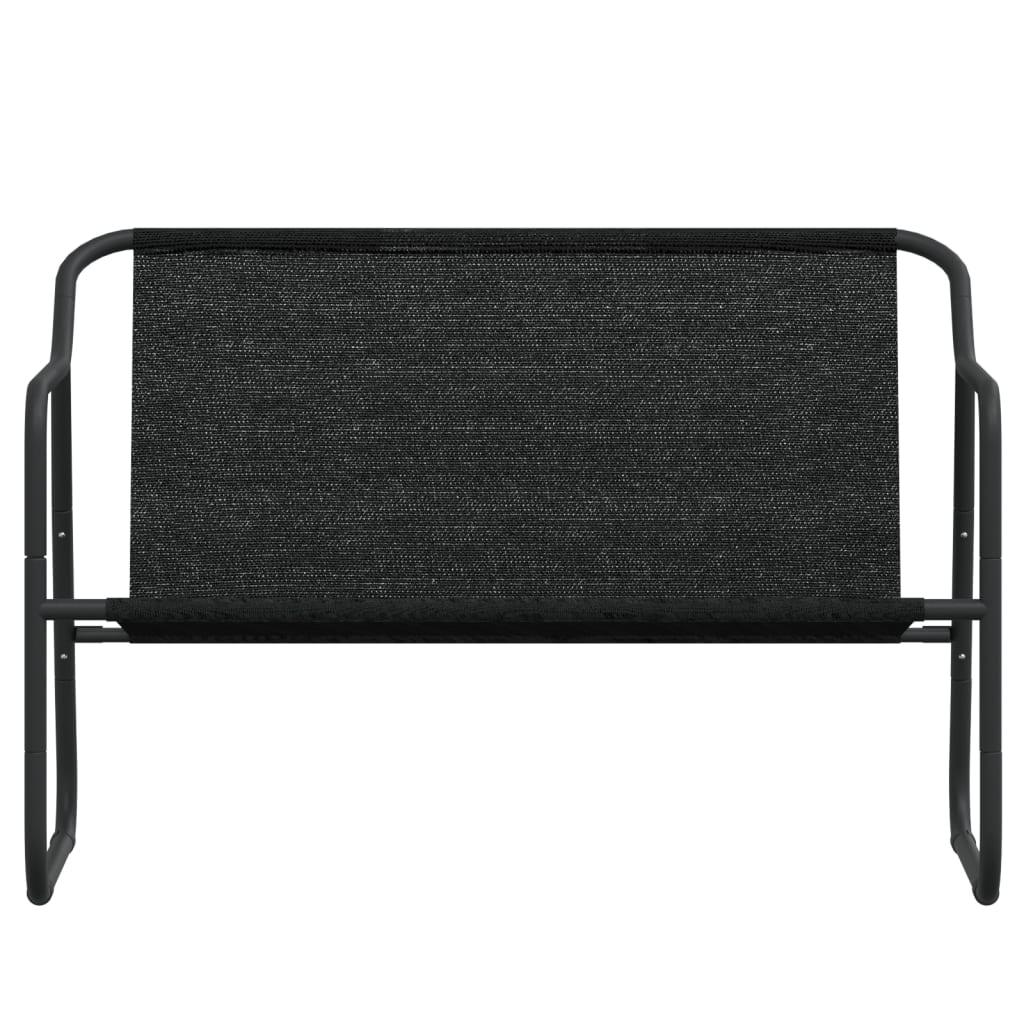 2-Seater Patio Bench with Cushion Anthracite Steel at Set Shop and Smile