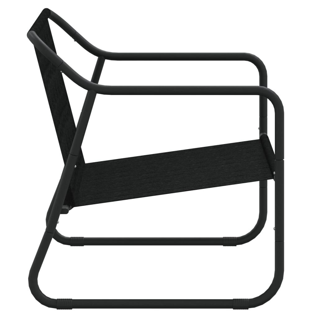 2-Seater Patio Bench with Cushion Anthracite Steel at Set Shop and Smile