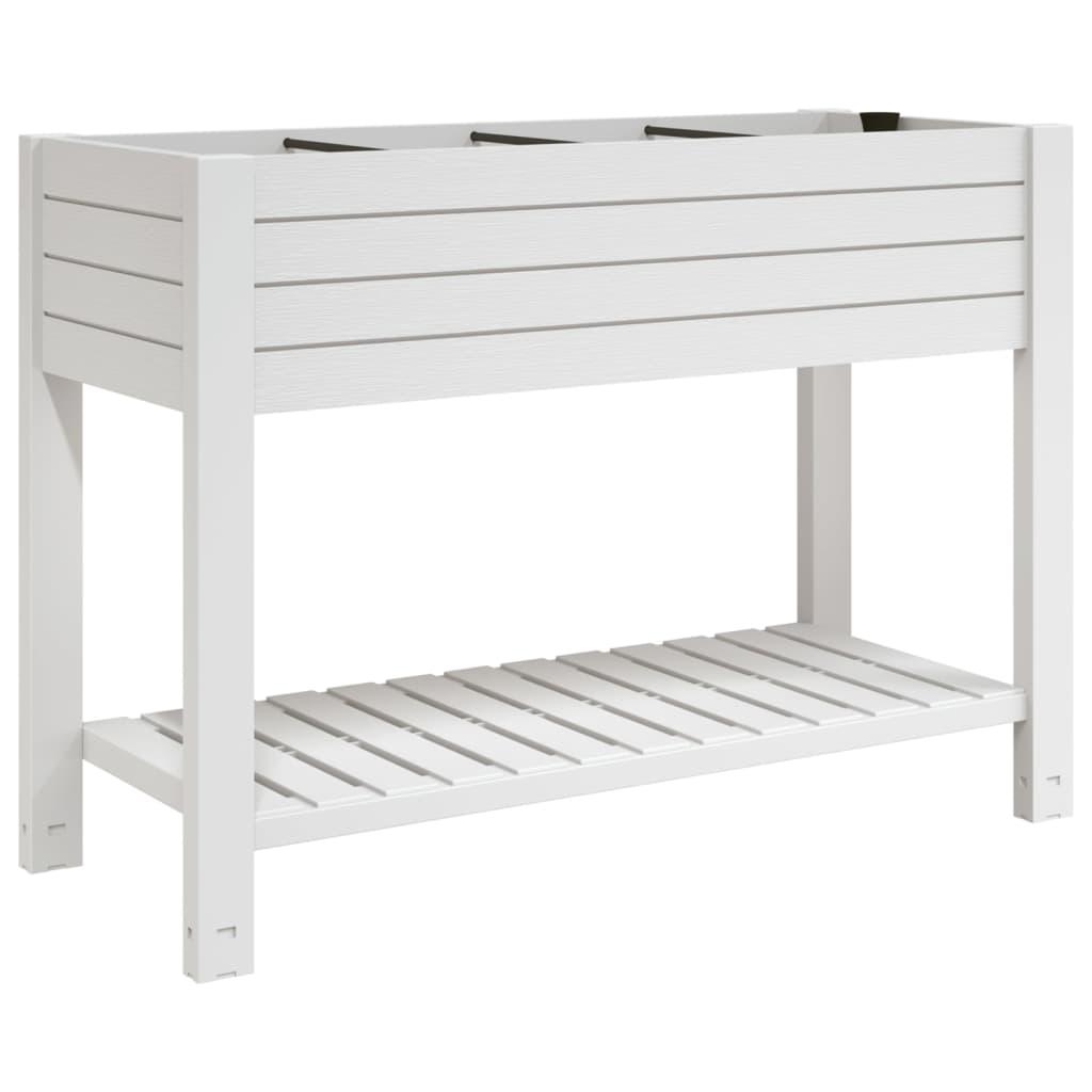 Garden Raised Bed White 43.3"x17.7"x31.1" Polypropylene at Set Shop and Smile