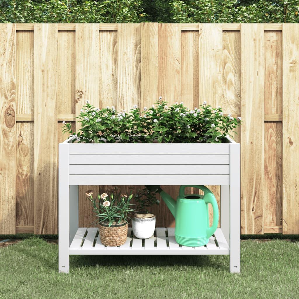 Garden Raised Bed White 43.3"x17.7"x31.1" Polypropylene at Set Shop and Smile