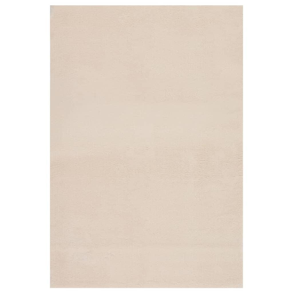 Washable Rug Soft Shaggy Beige 63"x90.6" Anti Slip at Set Shop and Smile