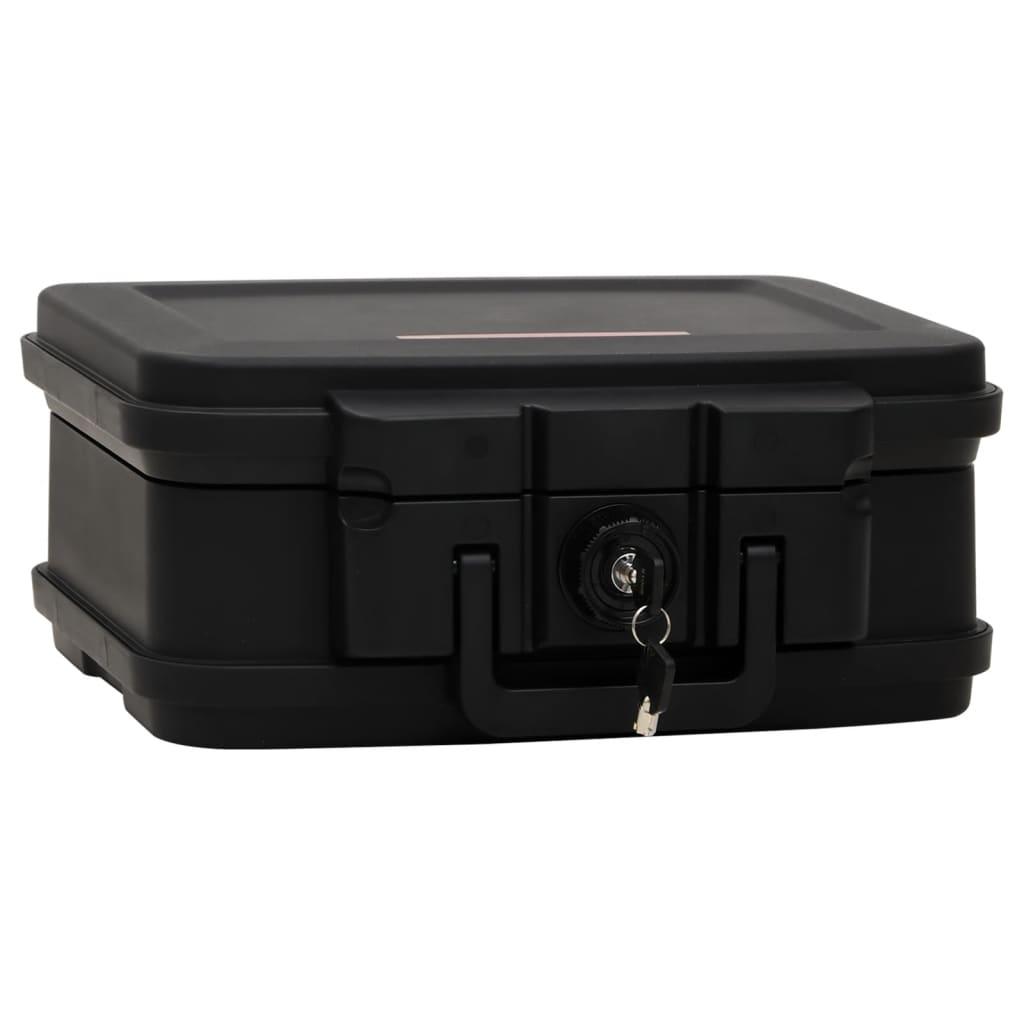 Safe Box Black 15"x12.8"x6.5" Polypropylene at Set Shop and Smile