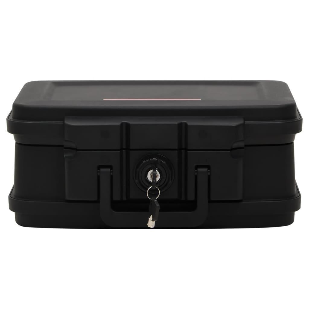 Safe Box Black 15"x12.8"x6.5" Polypropylene at Set Shop and Smile