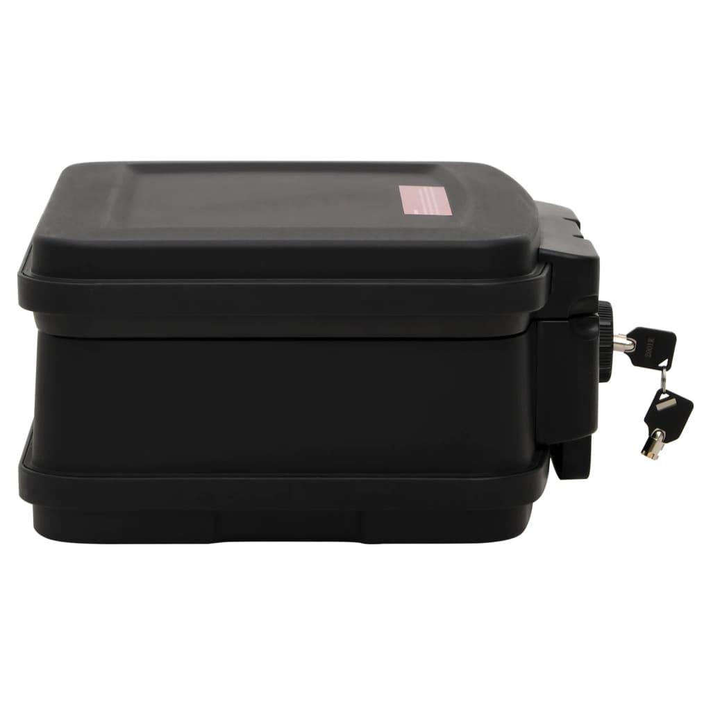 Safe Box Black 15"x12.8"x6.5" Polypropylene at Set Shop and Smile