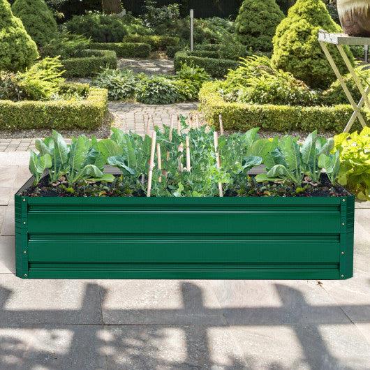 40 Inch x 32 Inch Patio Raised Garden Bed for Vegetable Flower Planting at Set Shop and Smile