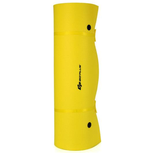 3 Layer Floating Water Pad Foam Mat-Yellow at Set Shop and Smile