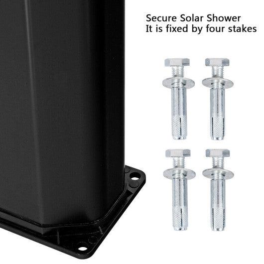 7.2 Feet Adjustable Outdoor Solar Heating Shower Head at Set Shop and Smile