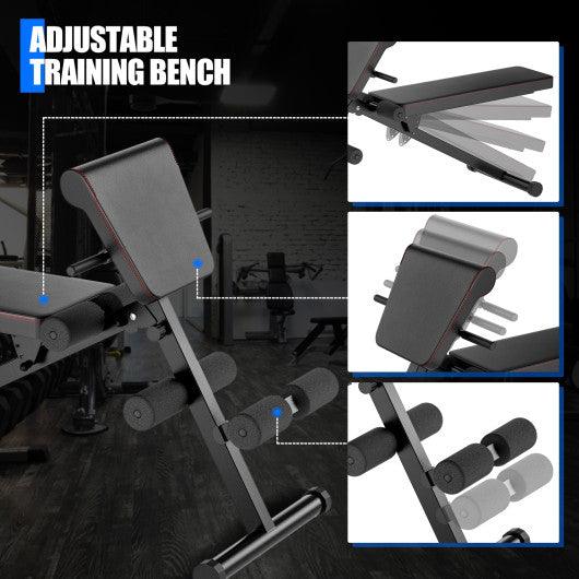 Multi-Functional Adjustable Full Body Exercise Weight Bench at Set Shop and Smile