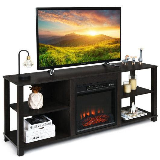 2-Tier TV Storage Cabinet Console with Adjustable Shelves at Set Shop and Smile
