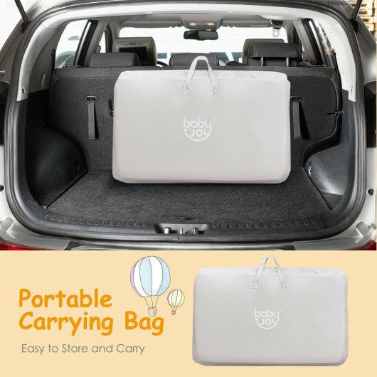 Travel Portable Baby Bed Side Sleeper Bassinet Crib with Carrying Bag-Beige at Set Shop and Smile