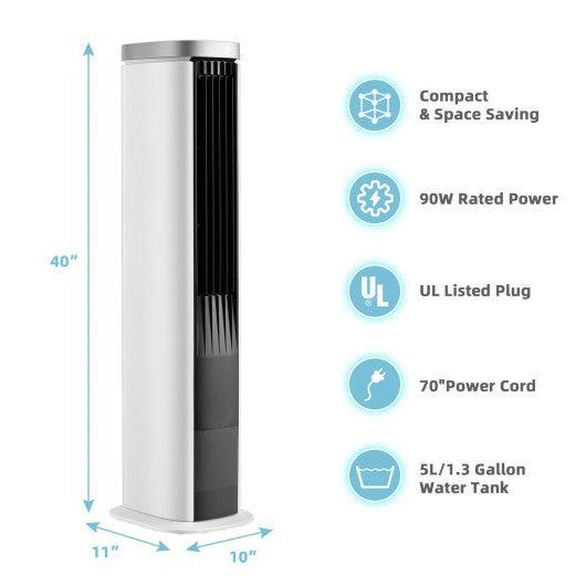 3-In-1 Portable Evaporative Air Cooler with Timer-White at Set Shop and Smile