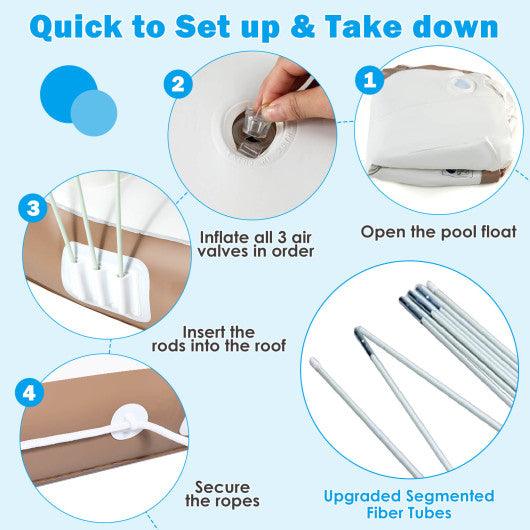 Inflatable Pool Float Lounge Swimming Raft at Set Shop and Smile