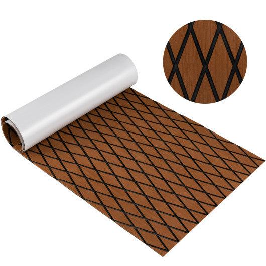 EVA Foam Boat Decking Sheet with Diamond Shape for Boat Surfboard-Brown at Set Shop and Smile