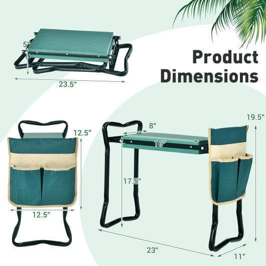 Folding Sturdy Garden Kneeler Pad and Cushion Seat at Set Shop and Smile