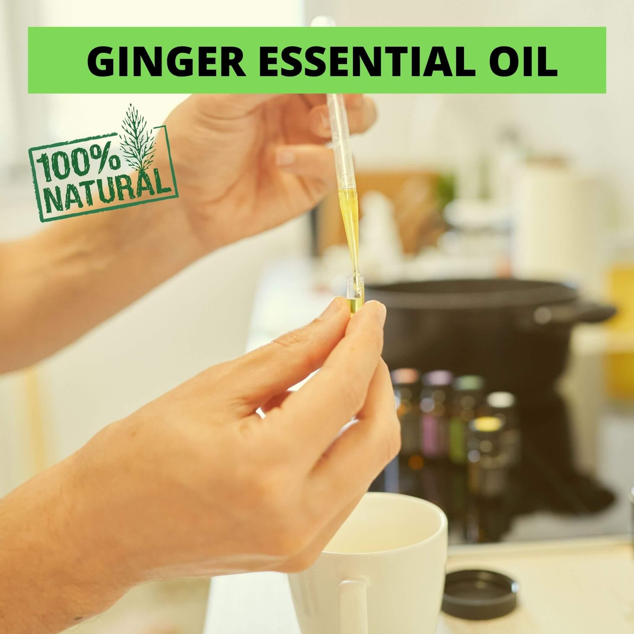 Ginger Essential Oil - 100ml at Set Shop and Smile
