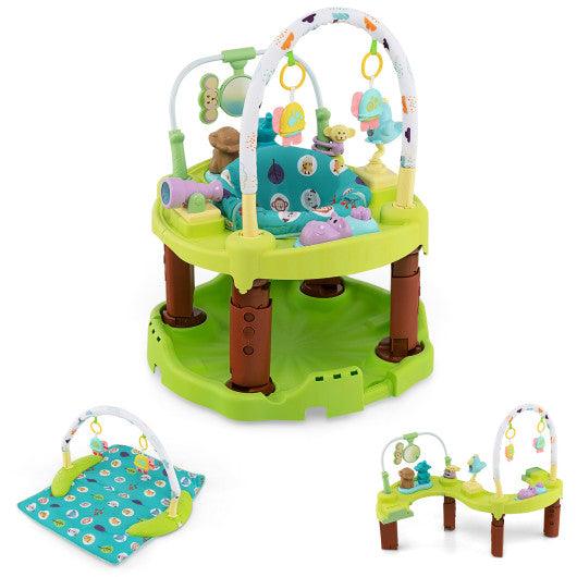 3-in-1 Baby Activity Center with 3-position for 0-24 Months-Green at Set Shop and Smile