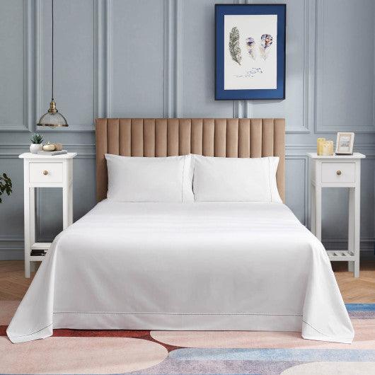 2 Tier Slim Nightstand Bedside Table with Drawer Shelf-White at Set Shop and Smile